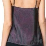 joe's jeans NWT Joe’s Siren-Sauvage Cami Tank Top Purple Zebra Animal Print Women’s Size M Photo 1
