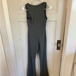 NWT Qinsen flared jumpsuit size small Green Photo 5