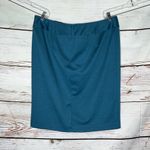 Lane Bryant NWT Size 18 Blue Ponte Knit Straight Pencil Skirt Photo 1