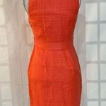 J.Crew pink salmon colored tweed sleeveless sheath dress size 2 Photo 5
