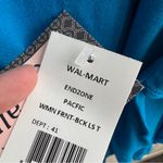 Southern Y’all pacific end zone Oklahoma girl tee size XL Blue Photo 3