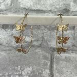 Maurice's  Gold Butterfly Pierced Earrings Photo 0