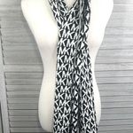 Michael Kors Scarf Black & White MK Pattern-OS Photo 0