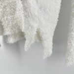 POL NEW NWT  Medium Berber‎ Fleece White Fuzzy Knit Hoodie Drawstring Long Sleeve Photo 6