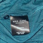 Max jeans  Teal button down long sleeve blouse NWT Photo 6