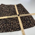 J.Crew Skirt Women 4 Brown Black Cheetah Animal Print Mini Pleated Photo 9