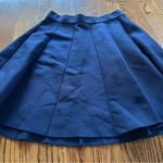 Parker Zoey Circle Mini Skirt Navy Blue | Size M Photo 1