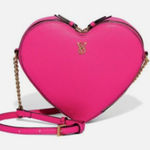 Victoria's Secret Victoria’s Secret Pink Heart-Shaped Crossbody Bag Photo 0