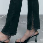 ZARA  Ankle Mid-rise Black Flare Jeans (Size 8) Photo 6