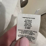 Theory  Women's Athens A Line Asymmetrical Elegant Striped Black and Ivory Dress- Photo 6