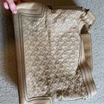 Authentic Anya Hindmarch quilted leather hobo shoulder bag cream gold luxury Photo 6