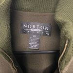 Norton Studio Zip Up Business Suit Jacket Green Size 12P Photo 1
