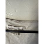 Coldwater Creek Women's M Short Sleeve T-Shirt Floral Print Artsy Boho Casual Photo 1