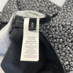 Kate Spade Pants Women 10 Black White Cotton Floral Tapered Leg Preppy High Rise Photo 13