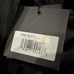 Mac Duggal  2630 Plunge Neck Puff Sleeve Cut Out Gown 4 Black NWT Beaded Sequins Photo 9