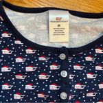 Vineyard Vines Santa whale pajama Henley top size medium Photo 3