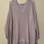 American Eagle 5/$55 !! 🔥  Outfitters Light Purple V-Neck Sweater Photo 0