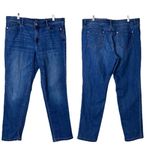 J.Jill Jeans Authentic Fit Slim Ankle Mid Rise Dark Wash Women’s Plus Size 14 Photo 8