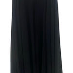 Chicwish NWT  medium long layer black flowy maxi skirt zipper back Photo 0