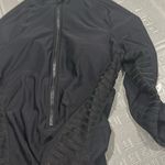 Black Long Sleeve Swimsuit with mesh sides Photo 2