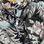 Status by Chenault floral chiffon blouse XL Black Photo 5