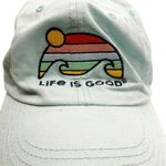 Life is Good  Adult Unisex Retro Wave Stripe Sunwashed Chill Cap Photo 2