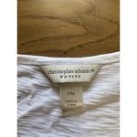 Christopher & Banks Christopher Banks Short Sleeve Women Blouse Size Petite Medium Lace Flamingo Photo 2