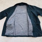 Nike Luxe Robe Womens 2X Reversible Black Plaid Bath Yoga Kimono NWOT Photo 2