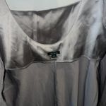 Wild Fable NEW XL Women's Bell Sleeve mini Silver Satin Dress Photo 10