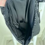 Anna Grace Lizard Thicket Black Sequin Ruffled Strapless Mini Dress Size Medium Photo 6