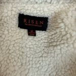 Risen Flannel Vest With Sherpa Liner Medium Black‎ And White Black Photo 2