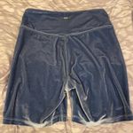 PINK - Victoria's Secret Pink VS Blue Velvet Biker Short Photo 1