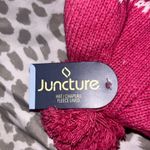 Pink Women's Girl's Double Layers Snowflake Pattern Hat/Winter Décor Knit Beanie Photo 6