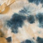 NWT Tie Dye Women’s Teal‎ Blue & White Drawstring Sweatshirt Shorts with Pockets Size XXS Photo 3