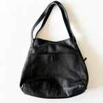Pacific&Co American Leather Black Pebbled Leather Slouchy Hobo Shoulder Bag Photo 1