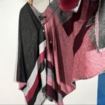 Marc New York ColorBlock Poncho Shawl Rauna One Size Photo 6