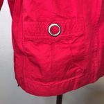 cj banks  red zip up Utility jacket Photo 2