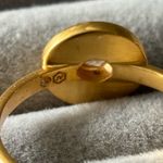 Julie Vos Gold Ring with Crystal Center size 9 Photo 3
