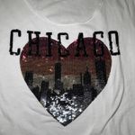 PINK - Victoria's Secret VS Pink Chicago Bling Tee Photo 1