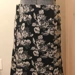 Joe B 🌸  black and white floral midi skirt - Size XL Juniors Photo 3