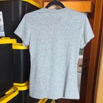 Nike  Slim Fit T-Shirt Gray Black Cursive Spellout Size Medium Photo 5