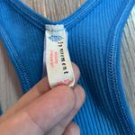 Free People NWOT Movement Blue Free Throw Crop Tank size Medium Photo 5