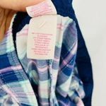 Victoria's Secret Flannel Pajama Pants Blue Pink Plaid Lounge Sleep Womens Mediu Photo 6