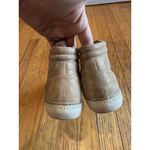 Söfft Annaleigh High Top Sneaker Shoes Womens Gold Tan Lace Up Side Zip Leather Size 7.5 Photo 2