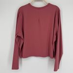 Lululemon Classic Fit Cotton Blend Long Sleeve Shirt Brier Rose Size 14 Athletic Photo 6