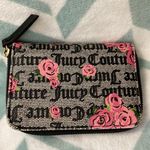 Juicy Couture Juicy Wallet. Great shape. 2 callouts outside corners show slight wear. Photo 1