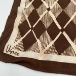 Collection of 3 Scarves Vintage Acetate Vera Argyle Polka Dot Stars Grid Retro Yellow Photo 11