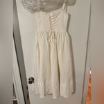 House Of CB Kelly White Midi Corset Dress Photo 10