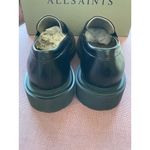 ALLSAINTS Womens Lola Leather Loafers in Black 9 with Box Penny Oxford Shoes Photo 8