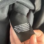 7 For All Mankind NWT Asymmetrical Hem Faux leather Midi Skirt Black size large Photo 5